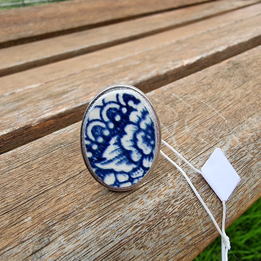 Anillo ovalado, cerámica chilena