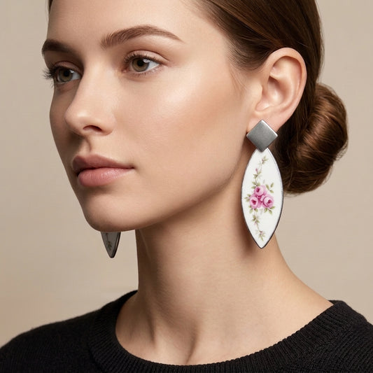 Aros largos, en forma de gota